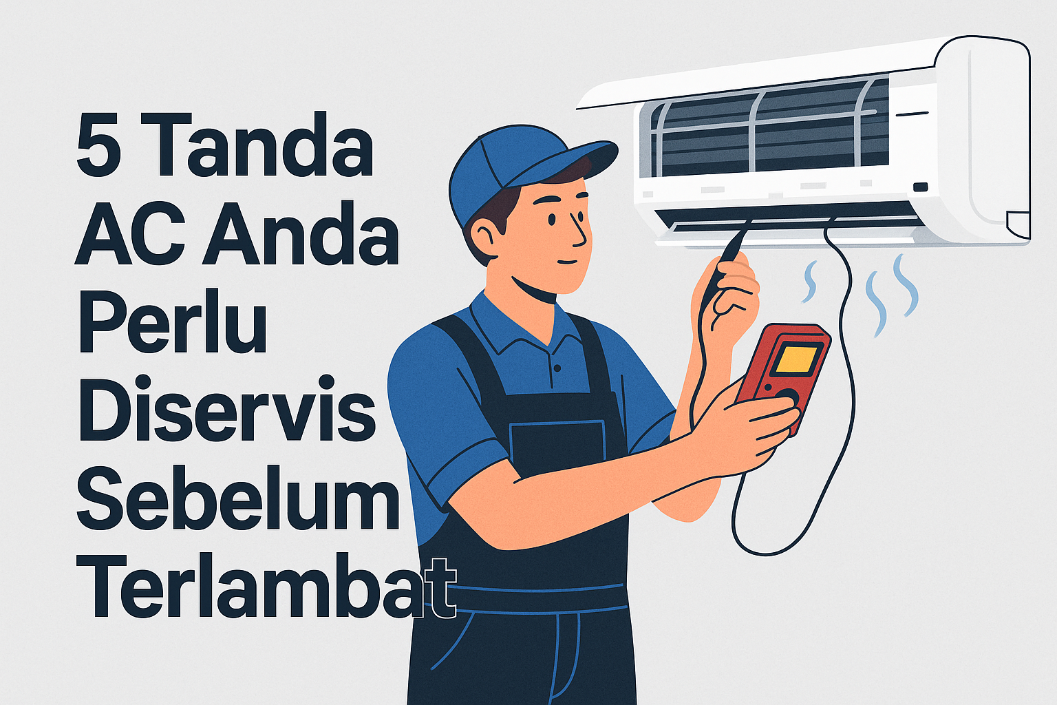 5 Tanda AC Anda Perlu Diservis Sebelum Terlambat
