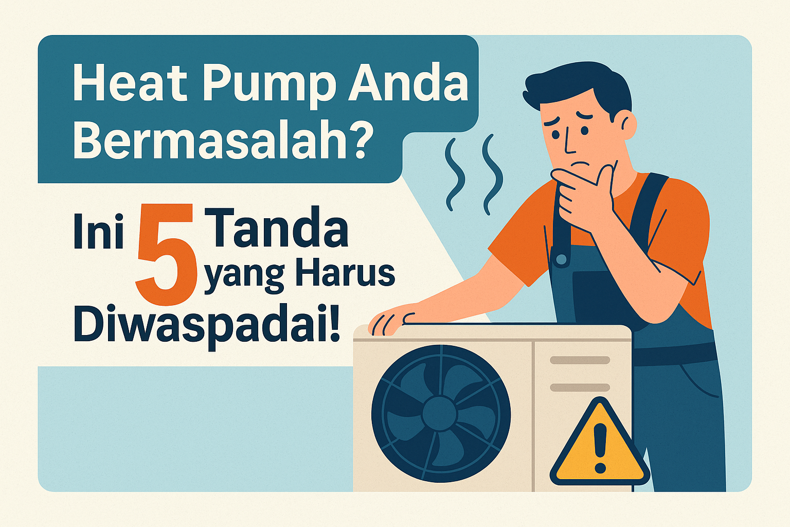 Heat Pump Anda Bermasalah? Ini 5 Tanda yang Harus Diwaspadai!